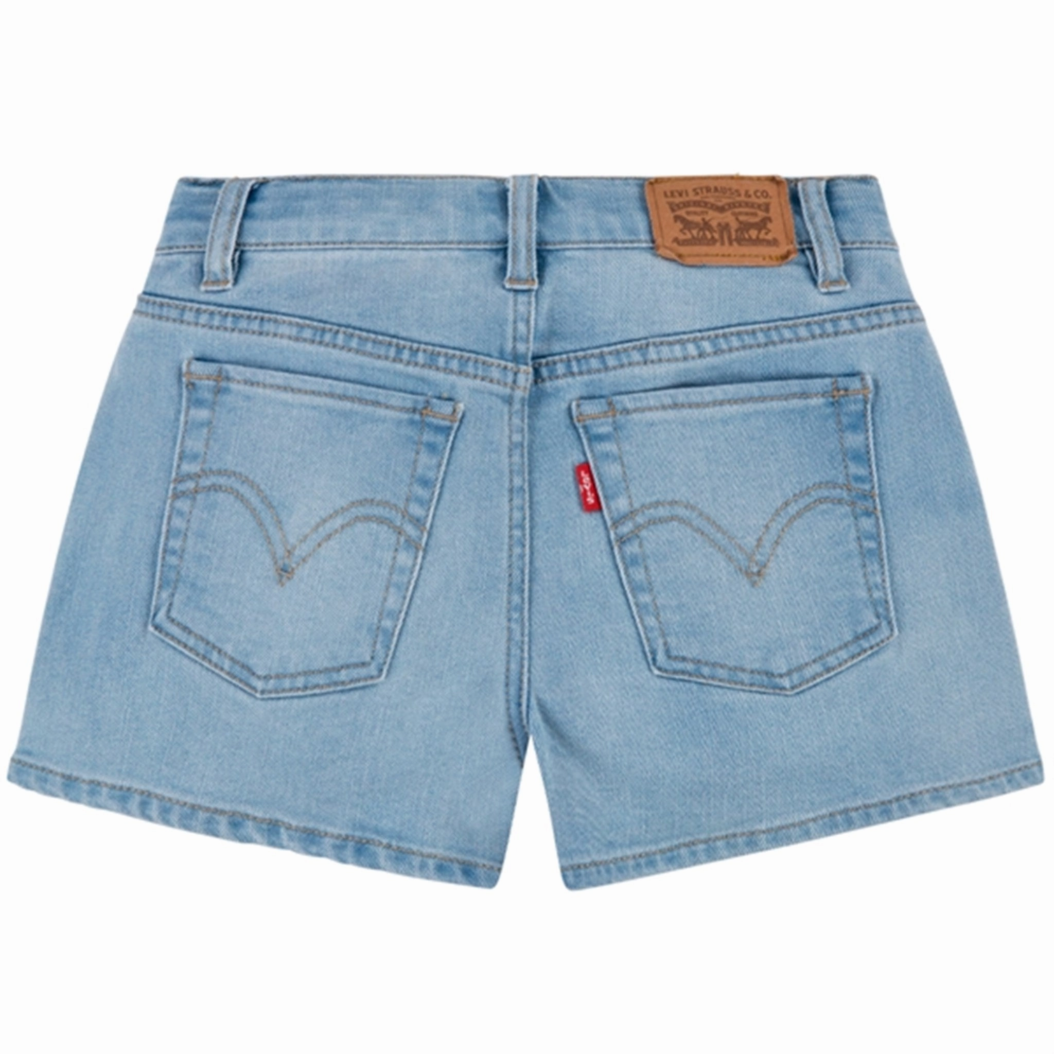 ReflectiveAccents Levi's Mini Mom Shorts Blue