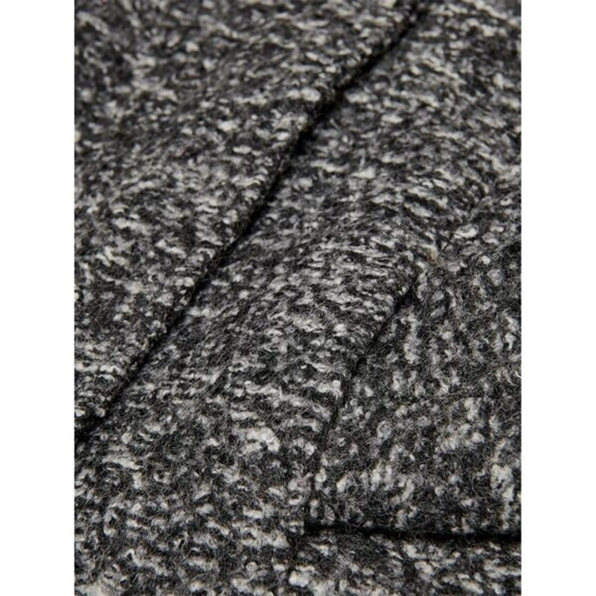 Highlighter ski holiday Kids ONLY Dark Grey Melange Sedonna Boucle Wool Jacket