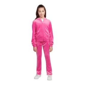 Loose Fit Smooth Texture Juicy Couture Diamante BC Tracksuit Junior