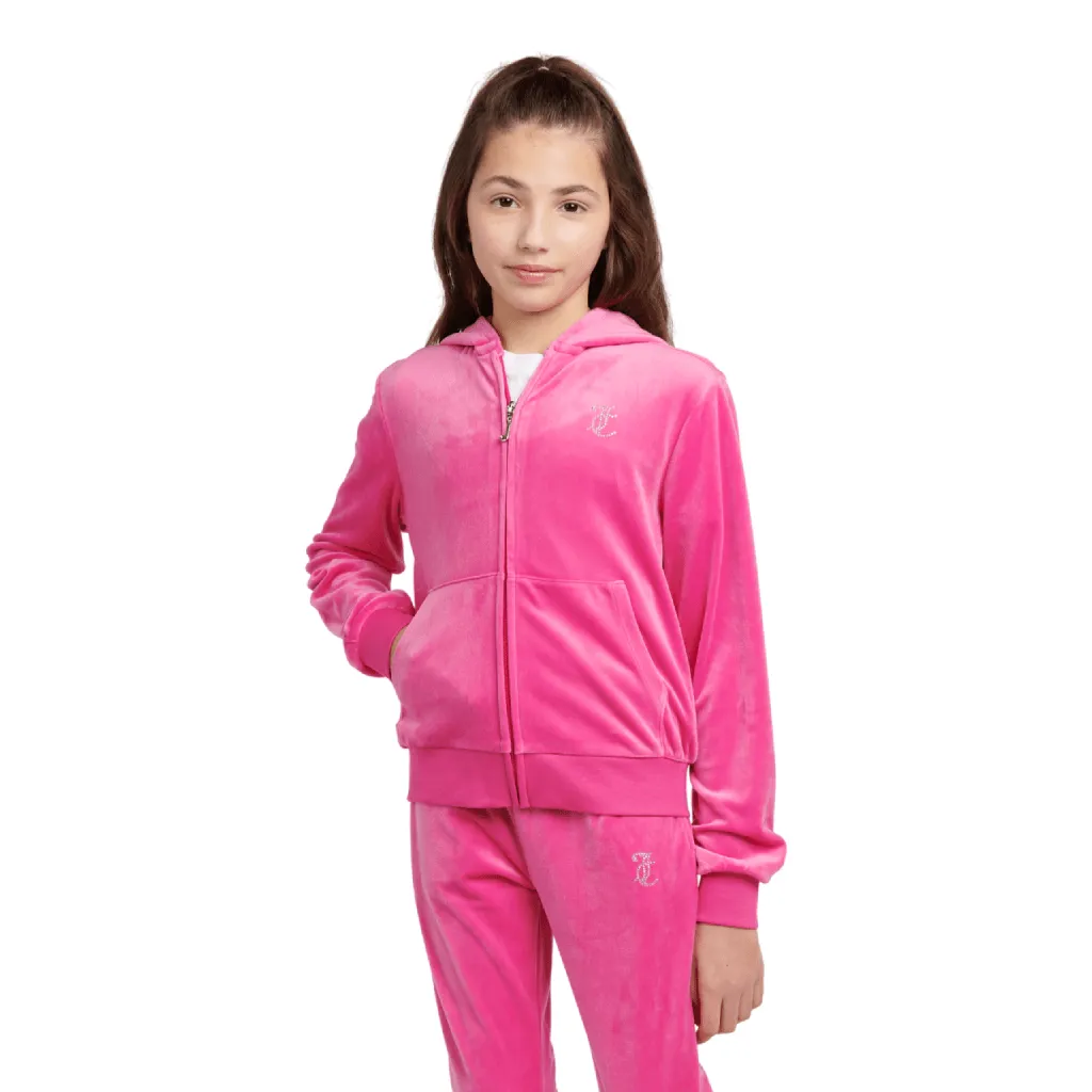 Layers for warmth wide-leg fit Juicy Couture Diamante BC Tracksuit Junior
