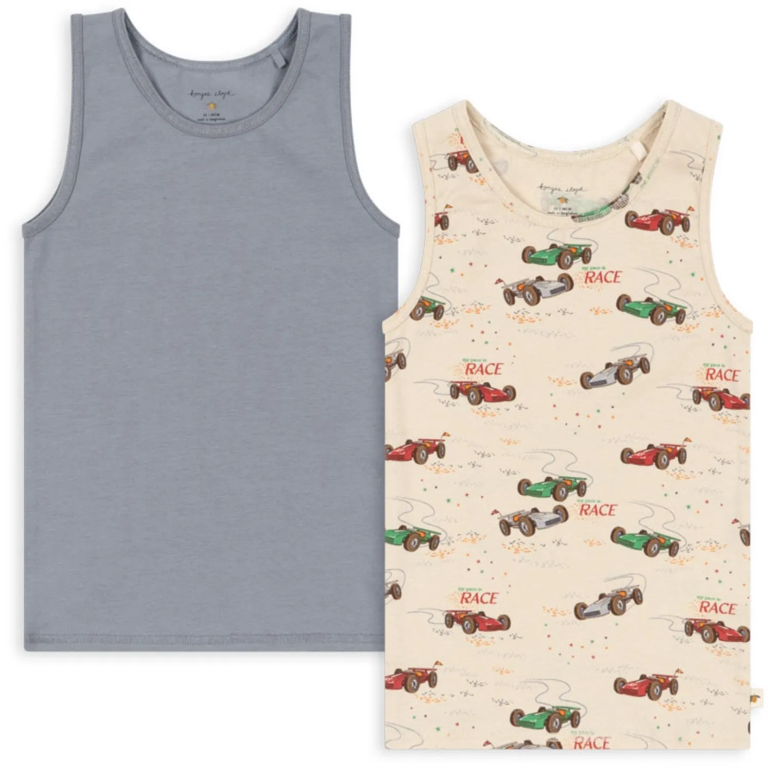 Toughness Konges Sl?jd Tradewinds / Grand Prix Basic 2 Pack Tanktop Gots