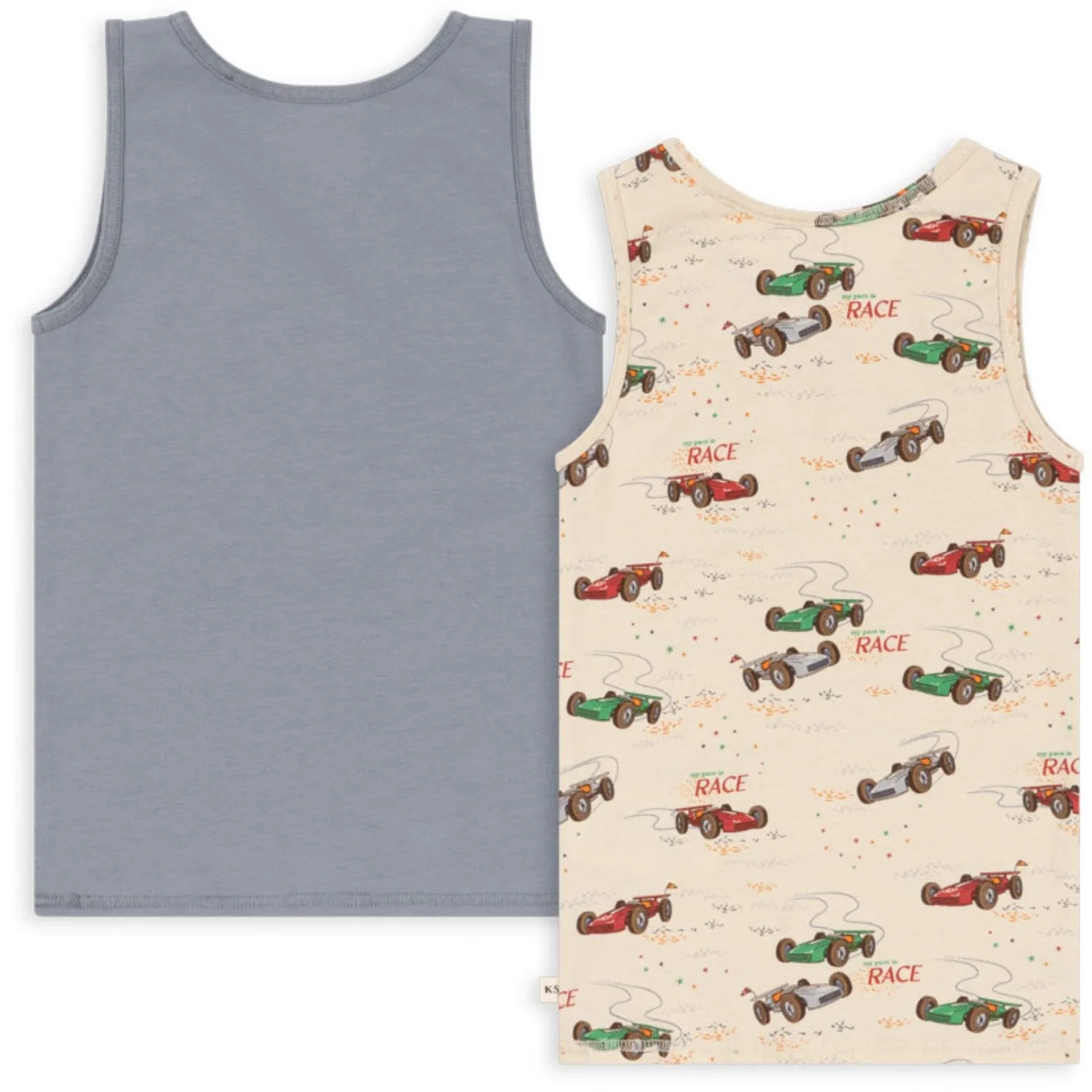 Konges Sl?jd Tradewinds / Grand Prix Basic 2 Pack Tanktop Gots set of two Quick Access Slots