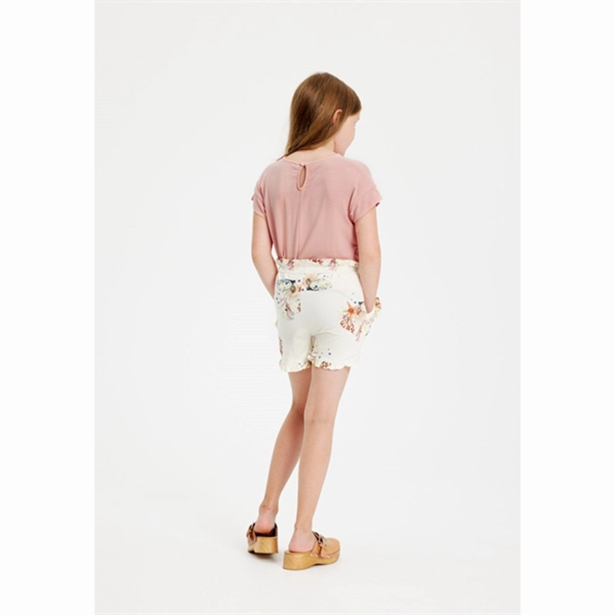 THE NEW White Swan Coral AOP Giselle Shorts Relaxed Cut