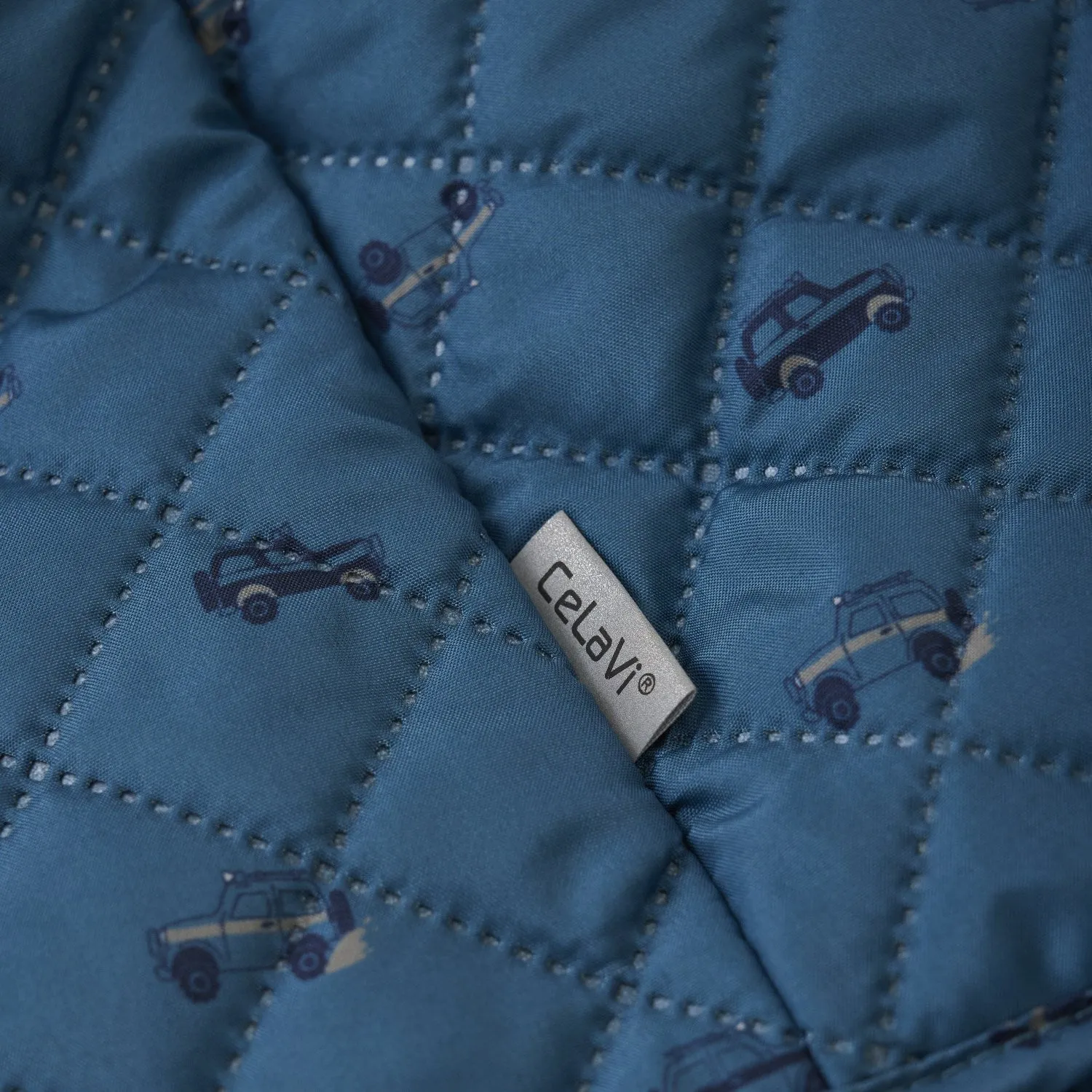 CeLaVi Ice Blue Thermal Set - AOP Cuffed-Sleeve Printed-Lining