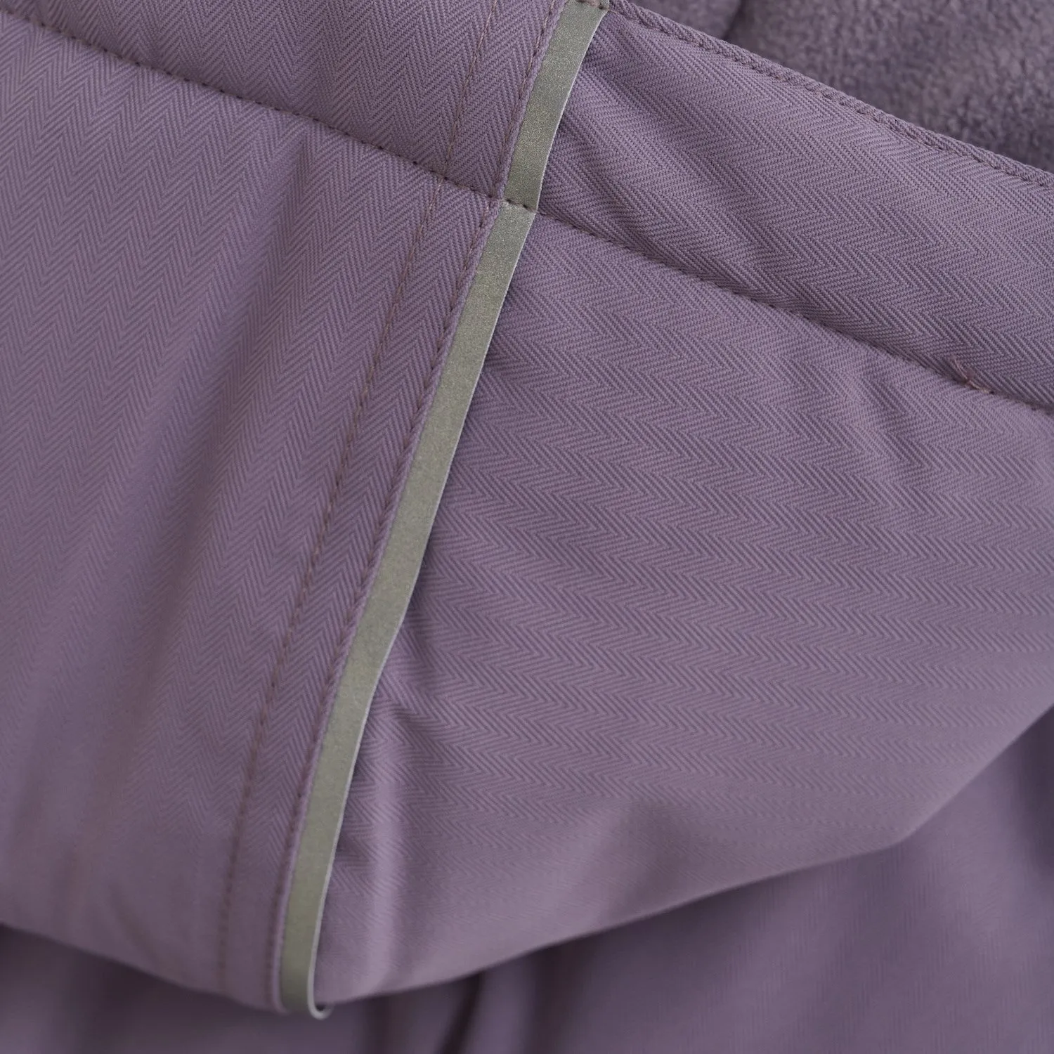 Easy-Storage Satin-Finish Minymo Purple Sage Snow Suit