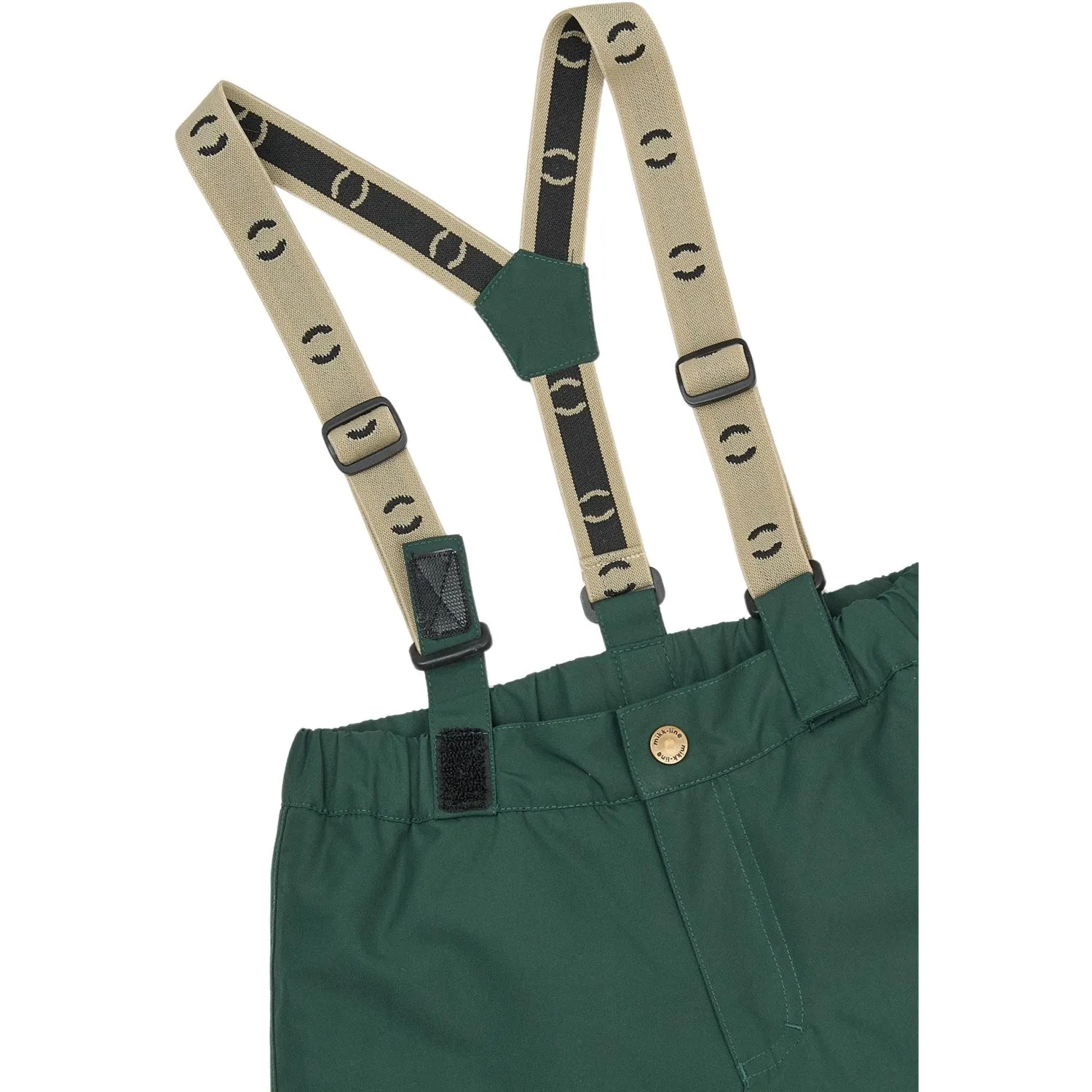 Windproof coating Anti Pilling Fabric Mikk-Line Darkest Sprouse Uni Snow Pant Solid