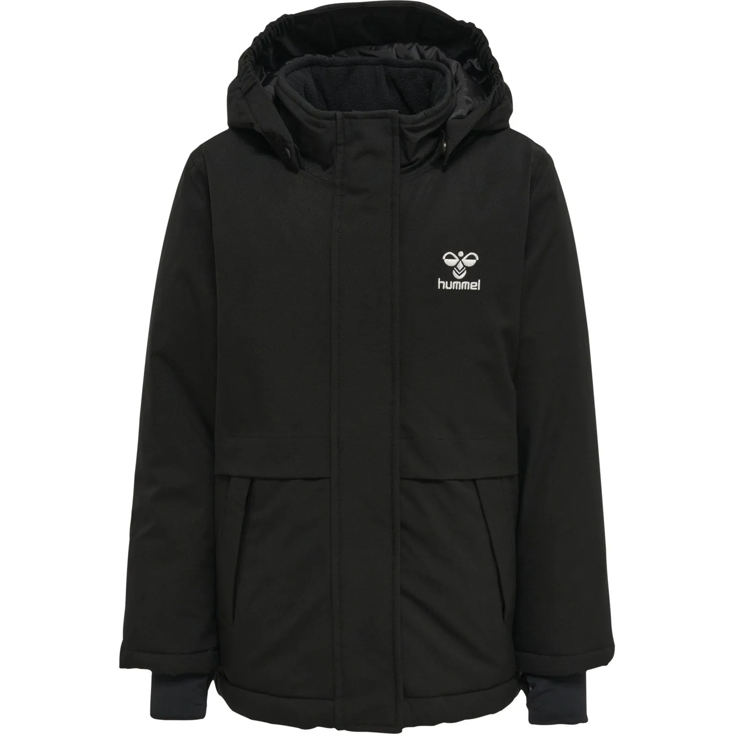 Hummel Black Urban Tex Jacket Static Resistant mountain scene