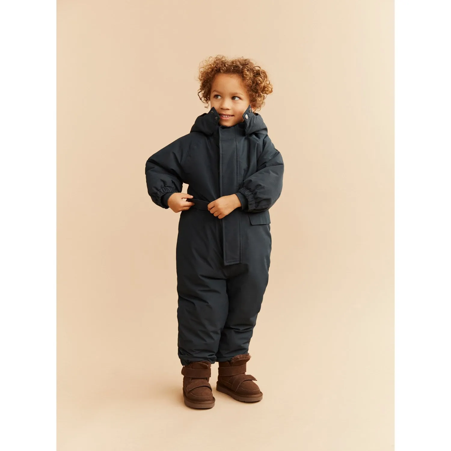 Sofie Schnoor Dark Blue Snowsuit Beadwork