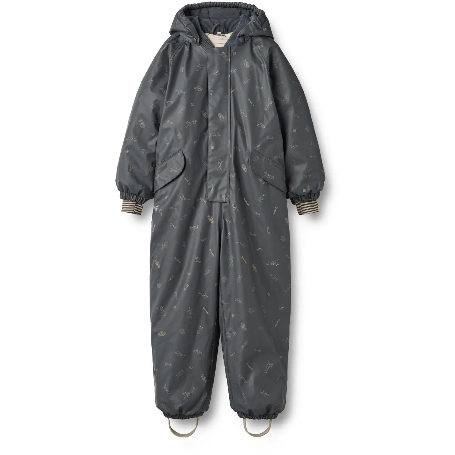 Wheat Ink Pocket Treasures Wintersuit Ludo Non-Pilling Relaxed evening shirt