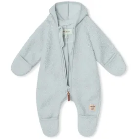 MINI A TURE ADEL Fleece Driving Suit Pearl Blue Convertible-Sleeve