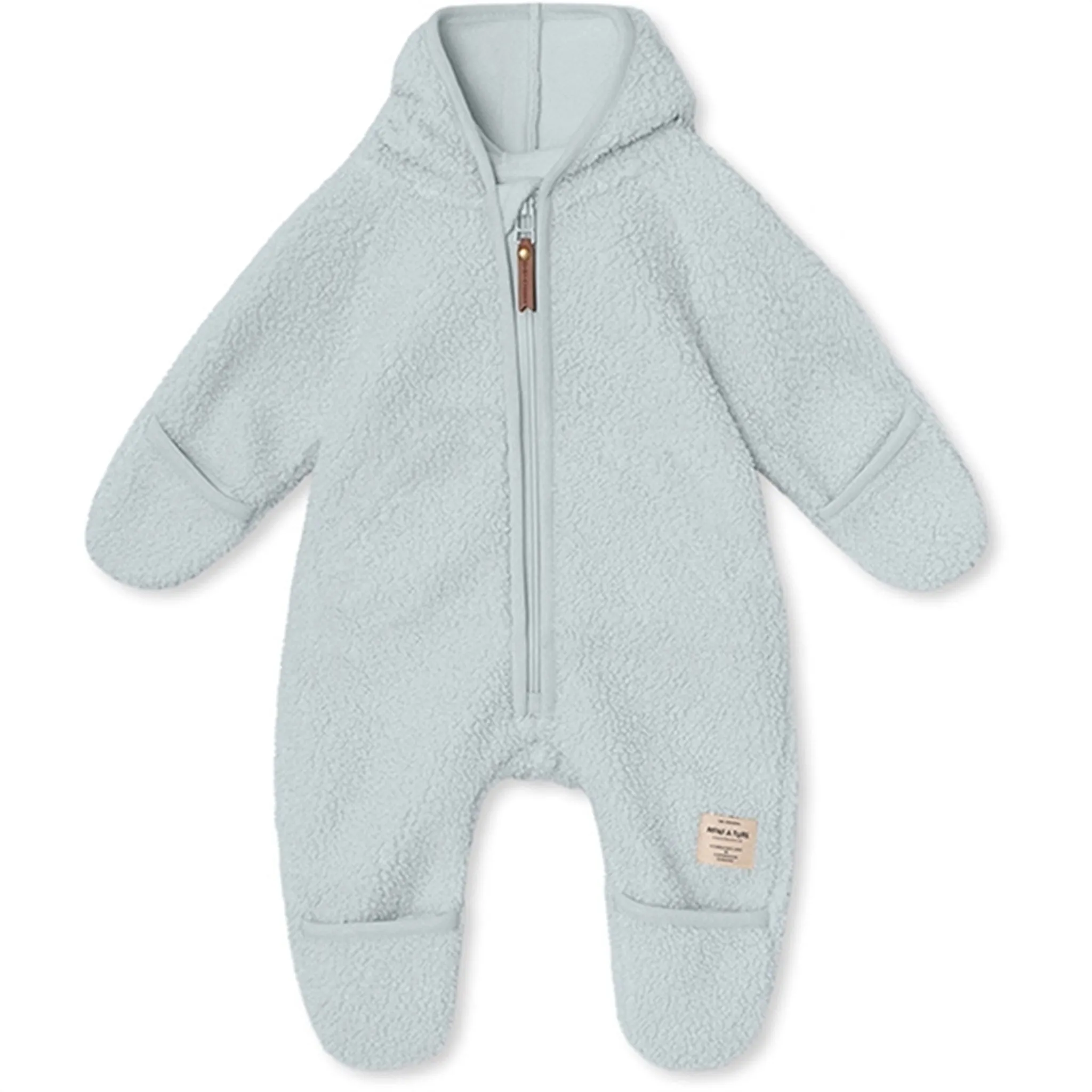 Wool-Blend hypoallergenic MINI A TURE ADEL Fleece Driving Suit Pearl Blue