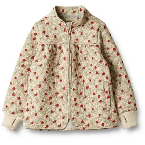 Wheat Thermo Strawberry Jacket Thilde Ruffle-Detail