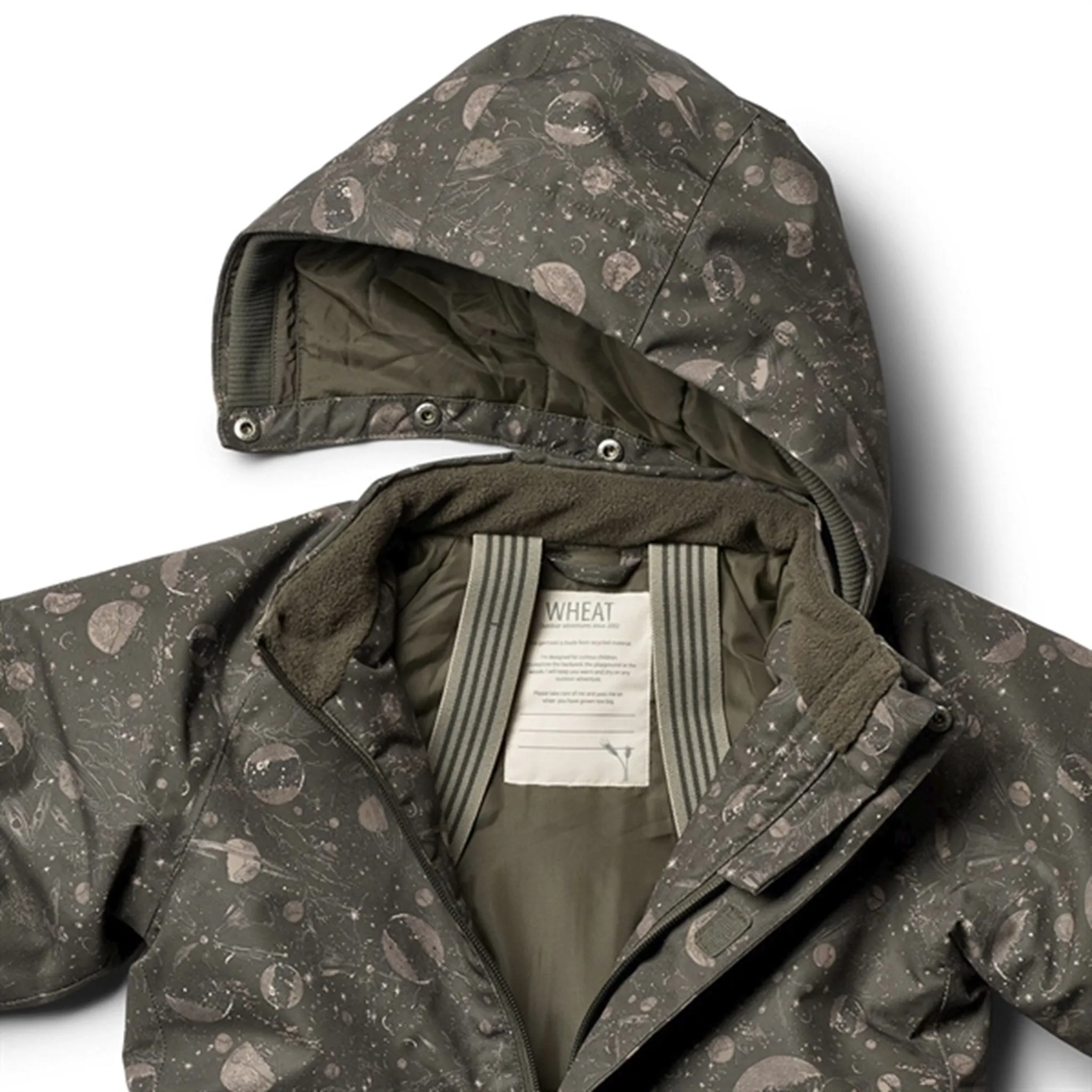 Color-Blocked Mesh-Detail Wheat Snowsuit Miko Tech Dry Black Space