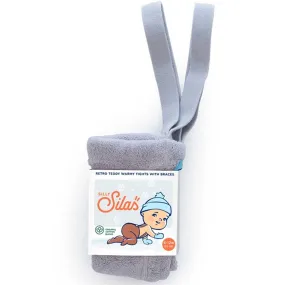 Fall-fashion-quality-characteristic Elastic-waistband-feature-attribute Silly Silas Teddy Warmy Footed Tights Grey