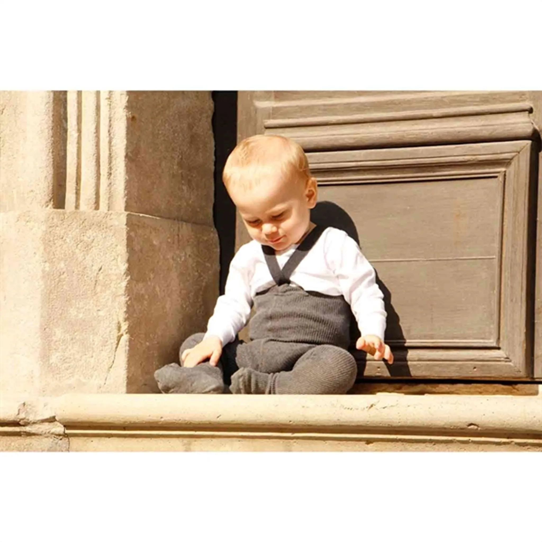 Silly Silas Footed Tights Dark Grey Sculpting Design