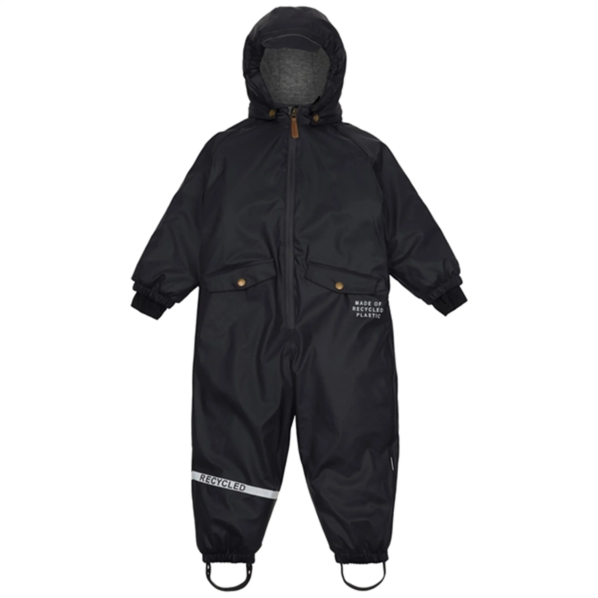 foldable Fair-Trade Mikk-Line Rain Suit Dark Navy