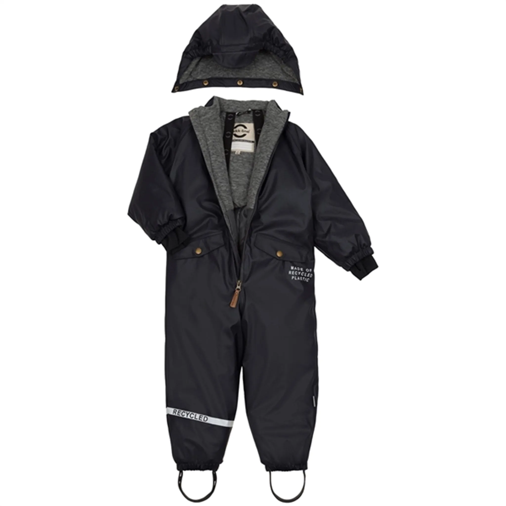 Playful graphic shirt Mikk-Line Rain Suit Dark Navy