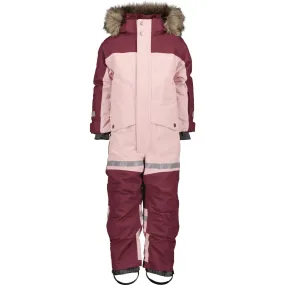 Button-front Didriksons Dusty Pink Bj?rven Kids Coverall 8