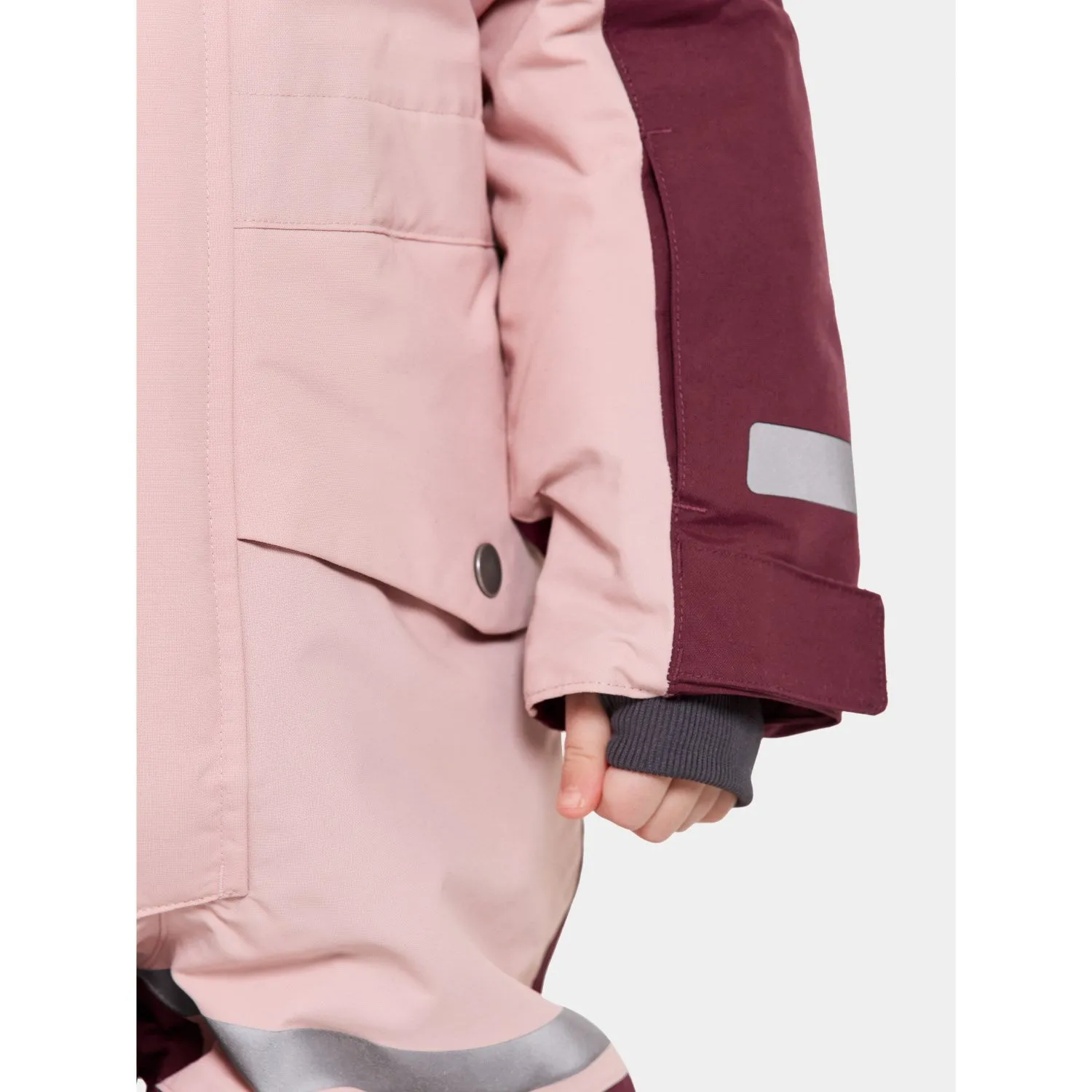 Didriksons Dusty Pink Bj?rven Kids Coverall 8 Waist-Cinching Bust-Enhancing