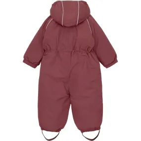 Exclusive-Design Effortless layering piece Mikk-Line Rose Brown Nylon Suit Solid