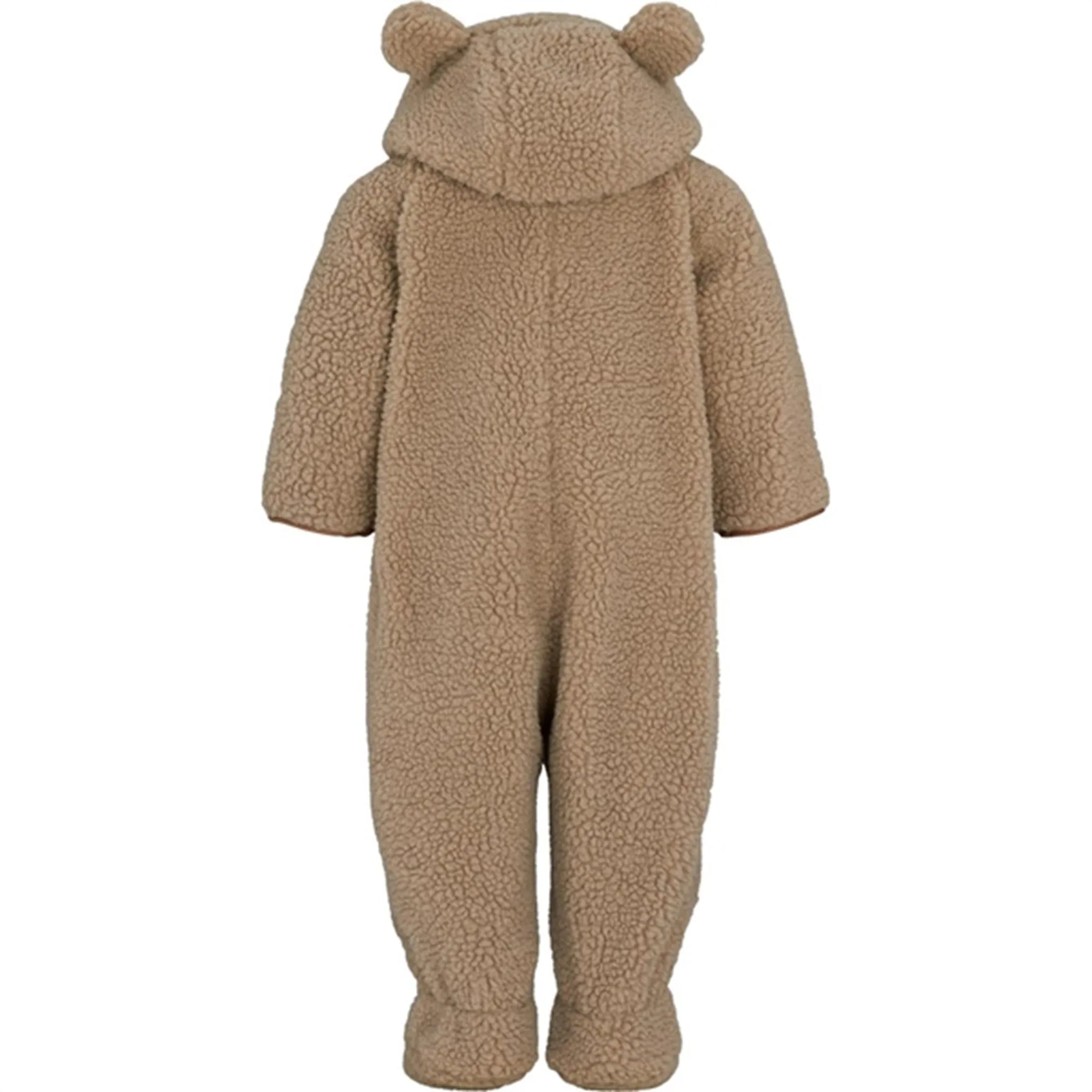 Airy Warmth MarMar Robert B Teddybear Fleece Suit Sandstone