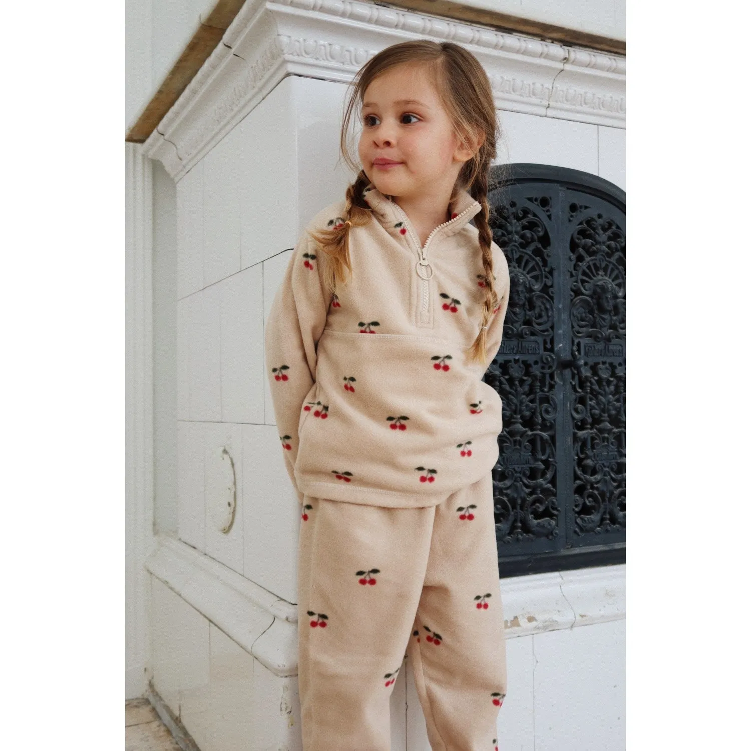 Konges Sl?jd x Luksusbaby Cherry Tavi Fleece Pants Grs Everyday Layer Trail Fit