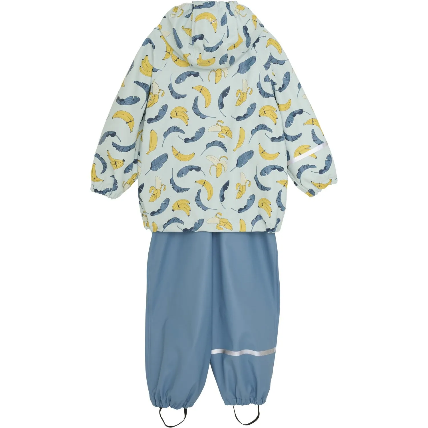 CeLaVi Blue Heaven Rainwear Set - AOP Quick Fold Shell Fog Walk Outfit