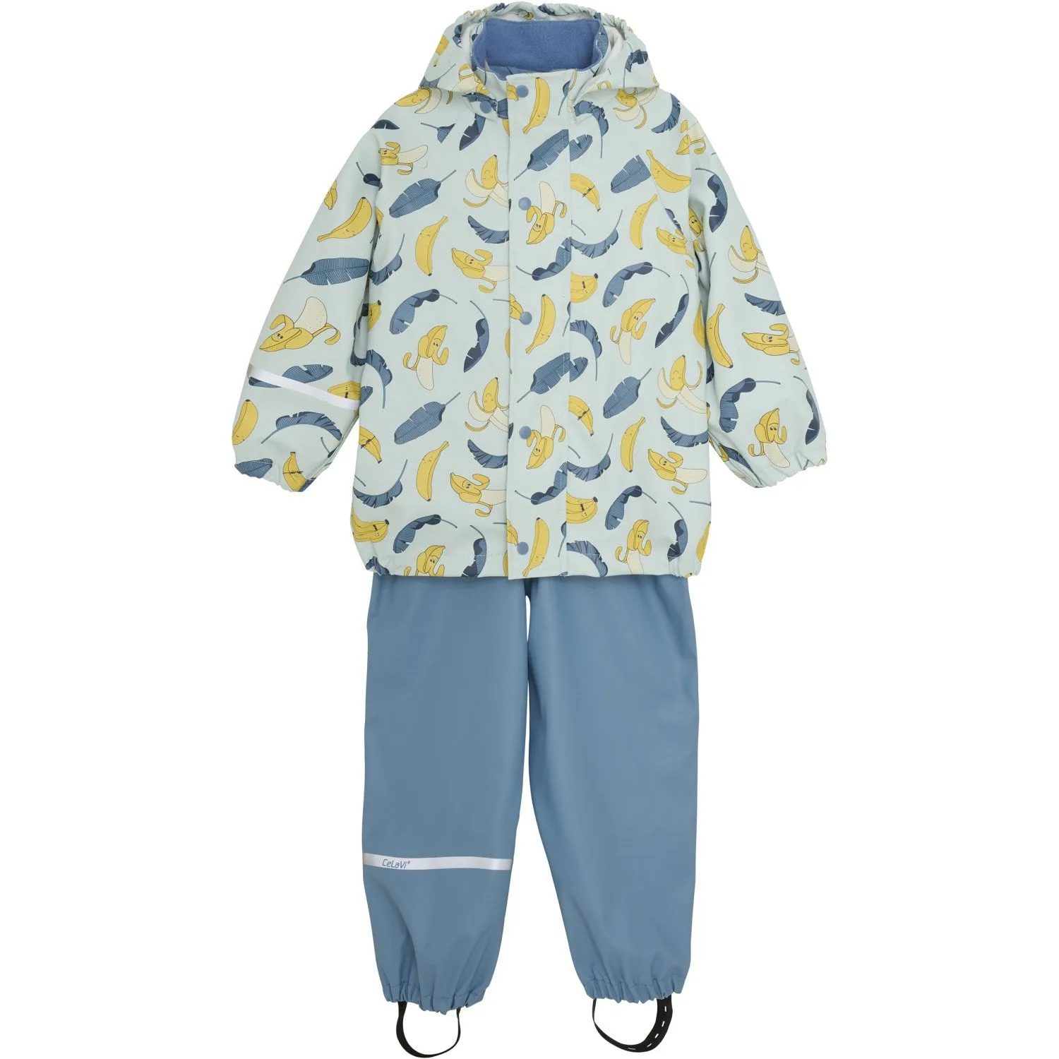 Ventilated Shell Windy Weather Style CeLaVi Blue Heaven Rainwear Set - AOP