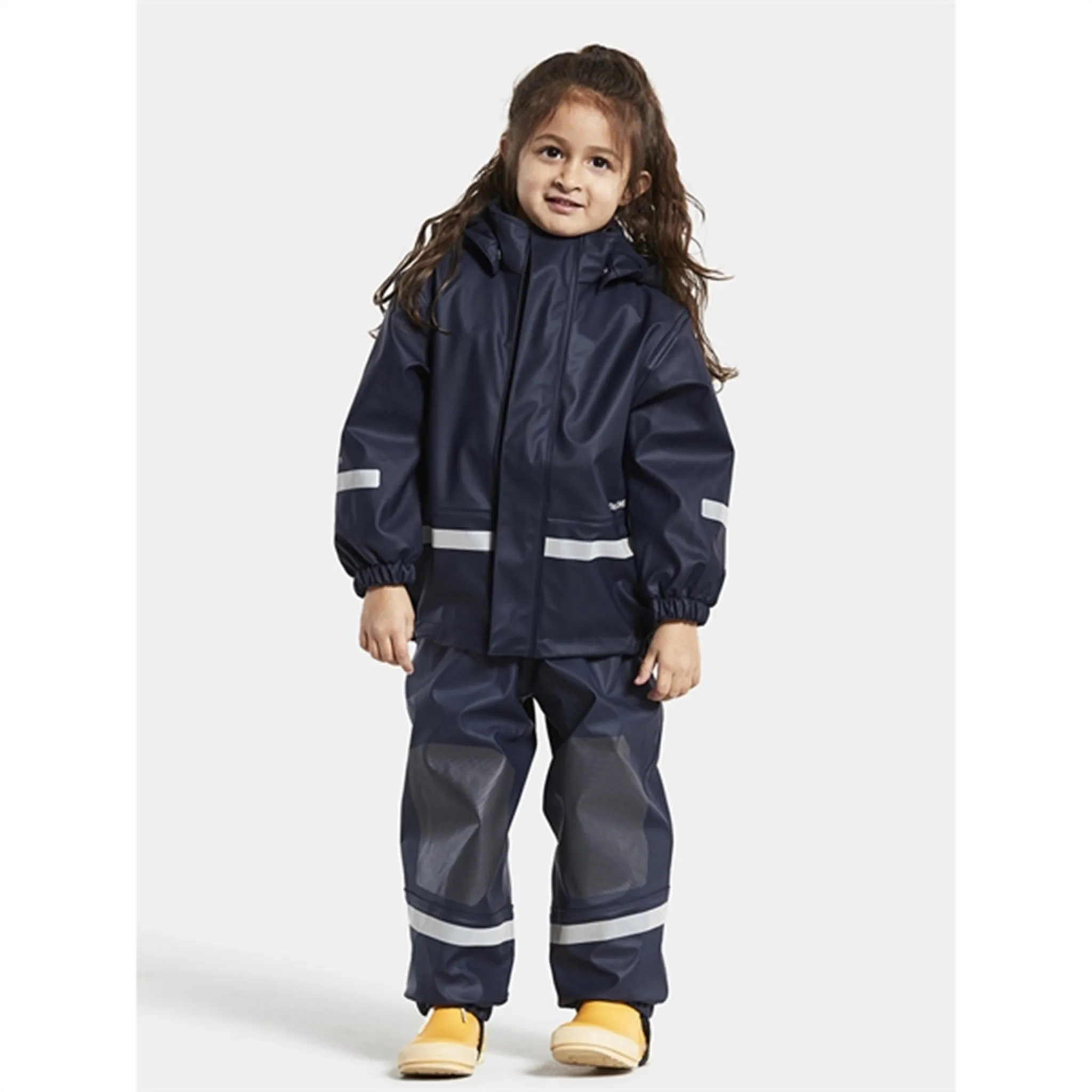 Mountain Storm Didriksons Boardman Kids Navy Rain Set