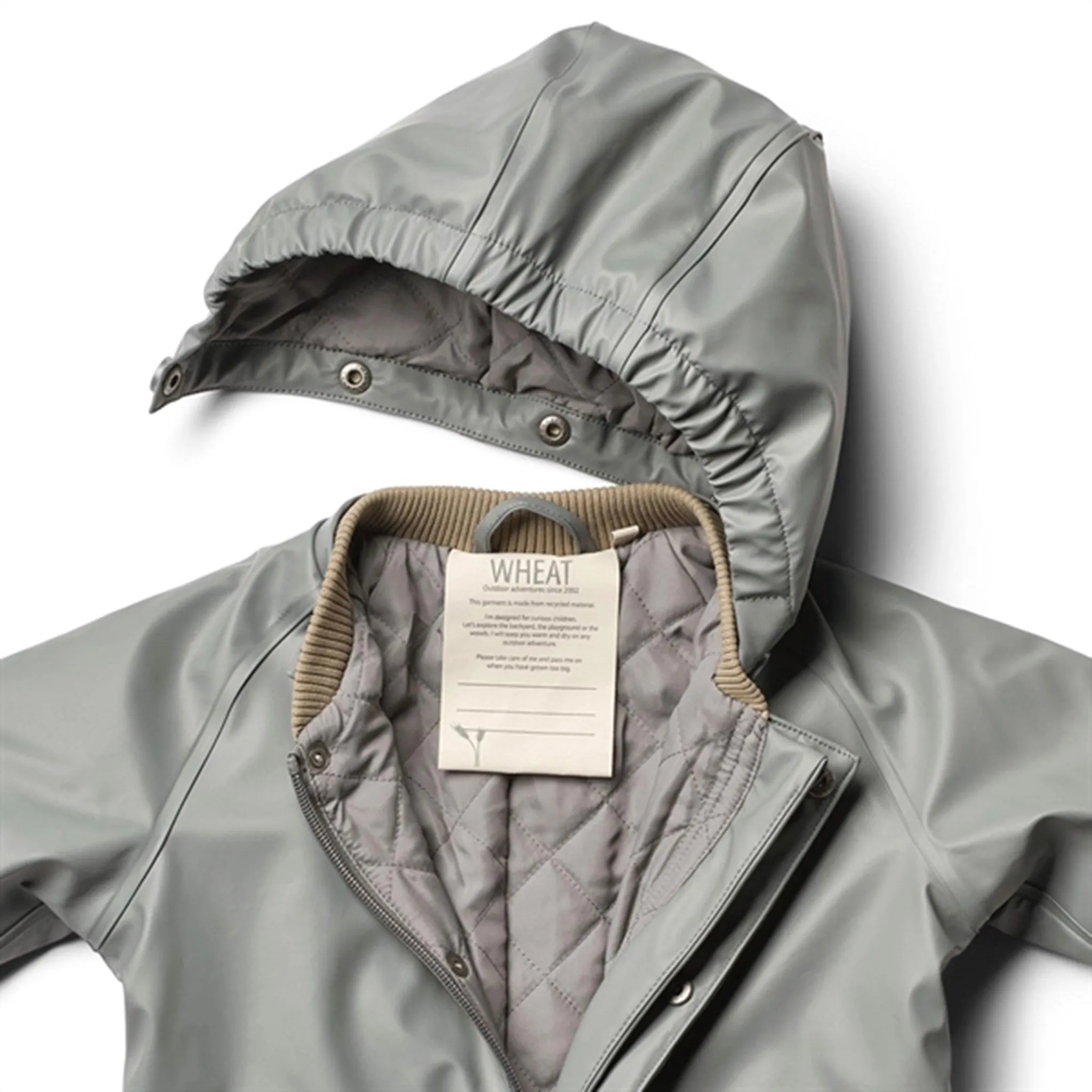 Outdoor Work Gear Wheat Rain Suit Aiko Thermo Autumn Sky