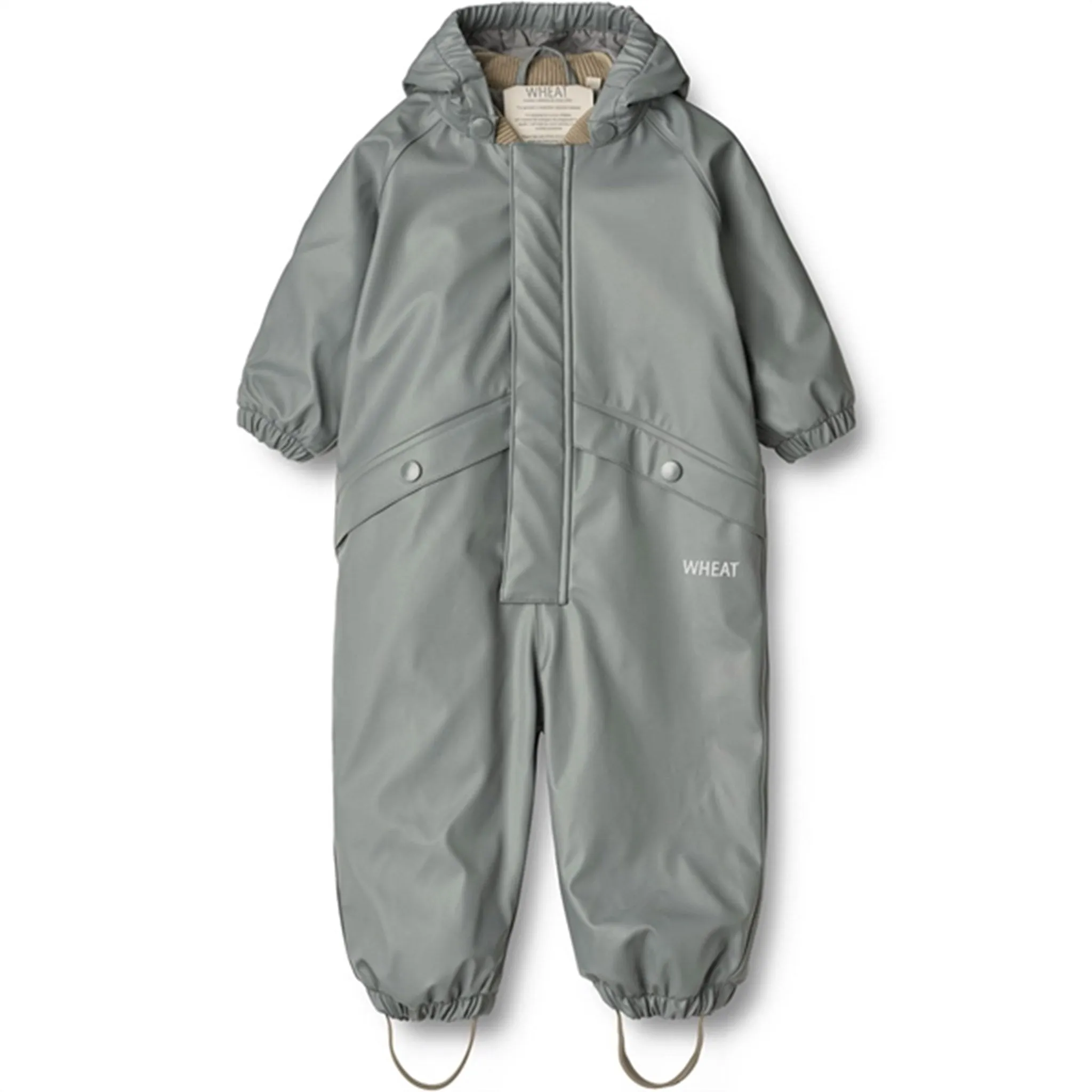 Wheat Rain Suit Aiko Thermo Autumn Sky Snap Hood