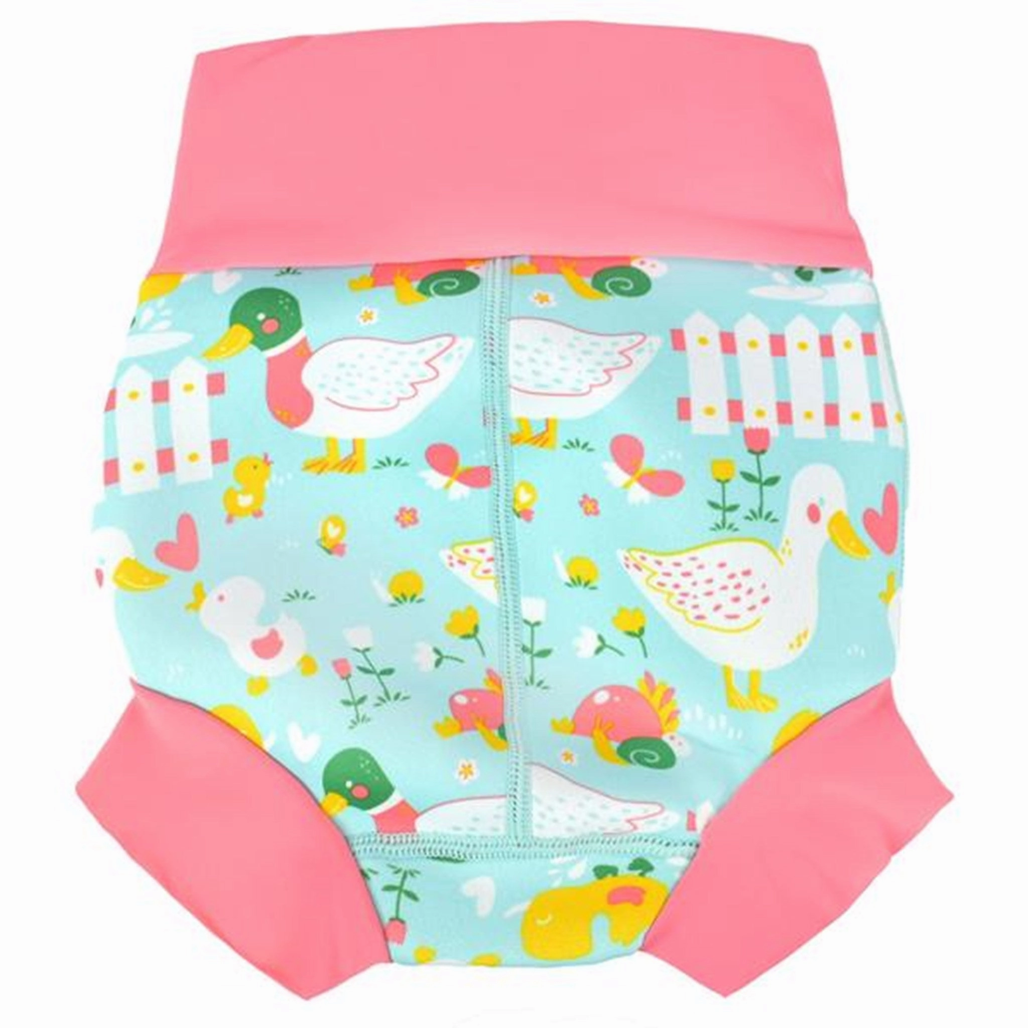 Splash About Happy Nappy Little Ducks Rash Free Flatlock Stitching