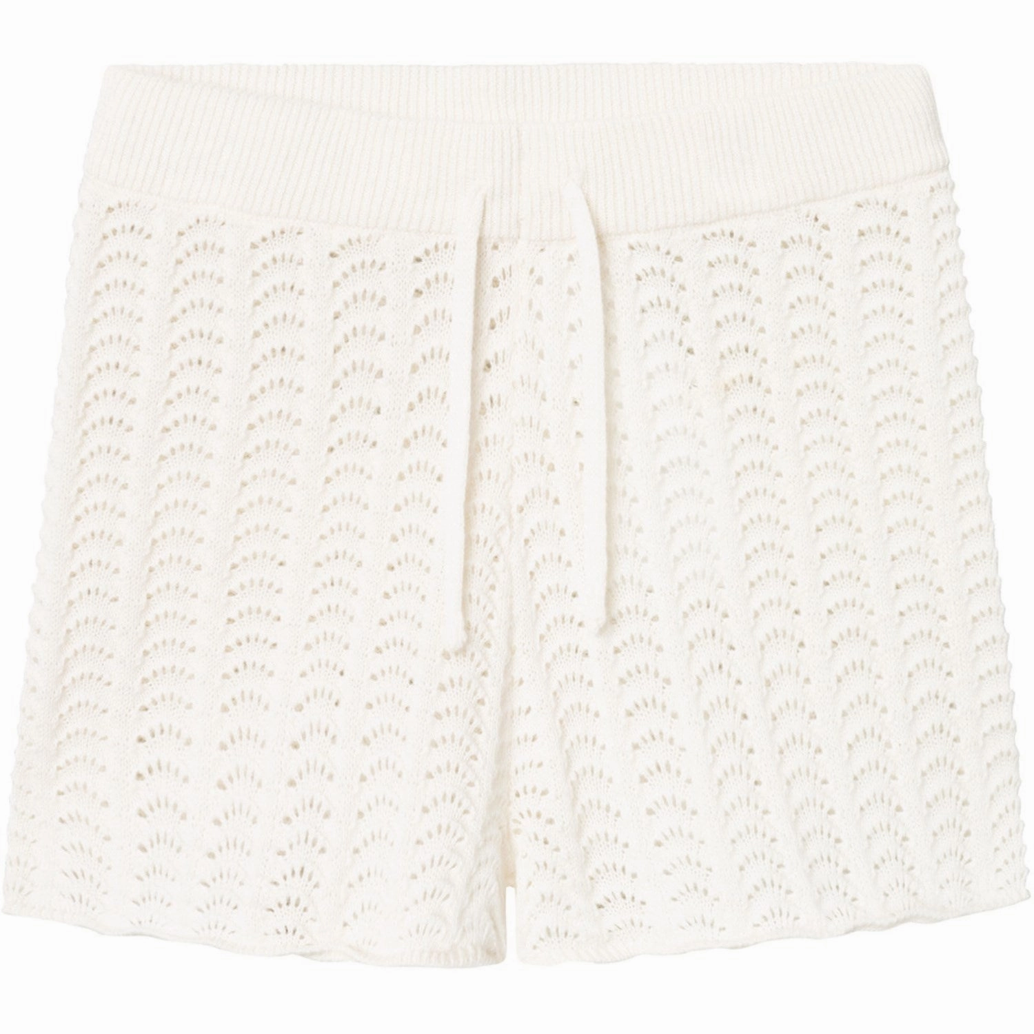 Breeze Friendly UV protection layer Lil'Atelier Coconut Milk Johanna Knit Shorts