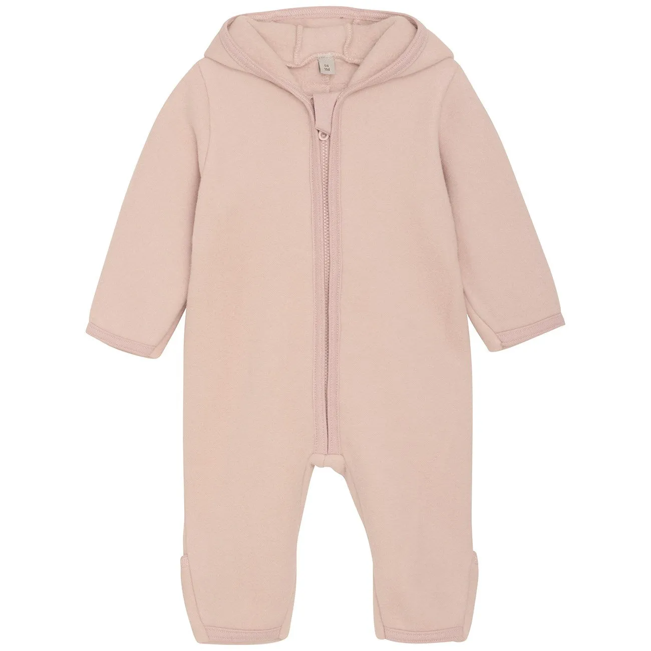 Huttelihut Mahogany Rose Pram Suit Ears Cot. Fleece (S) Designer-Label Emerging-Brand