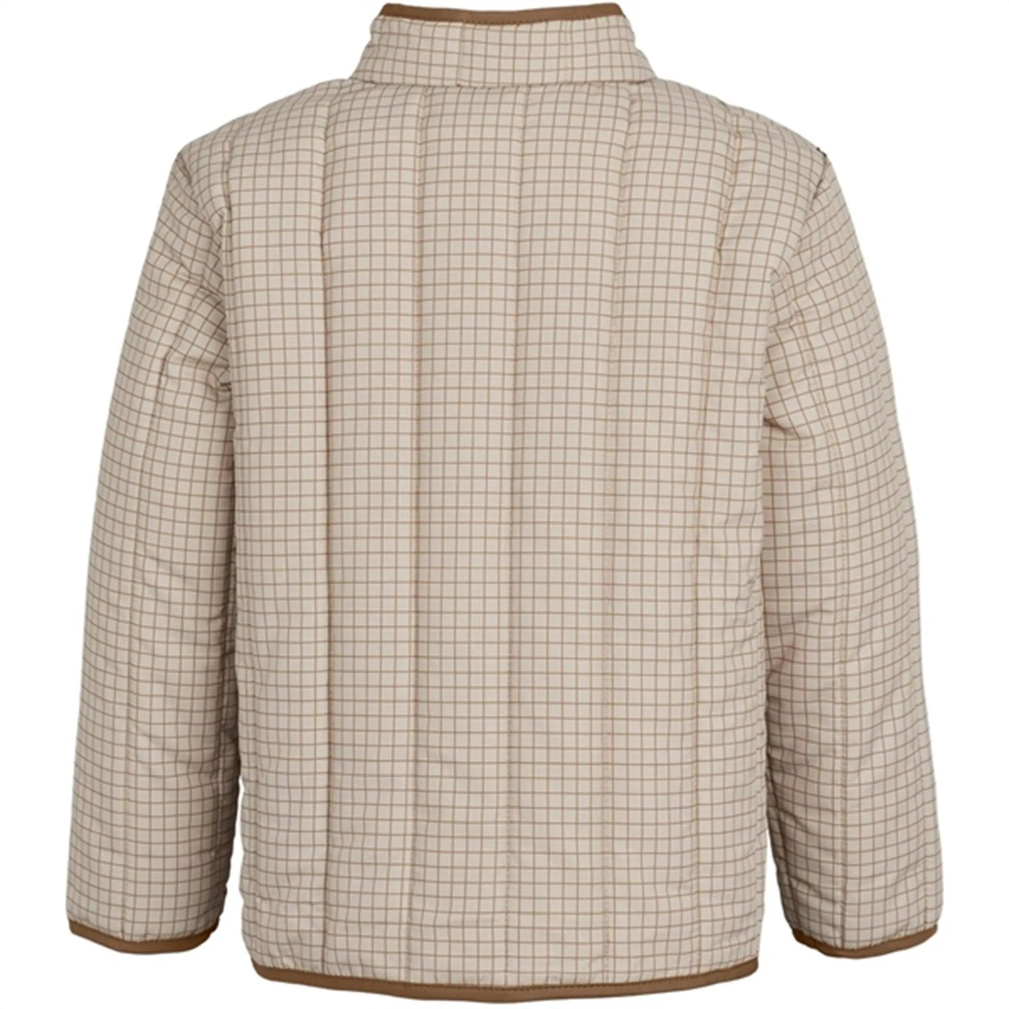 MarMar Hazel Check Ojay Quilt Thermo Jacket Light chiffon blouse Cozy button-front blouse