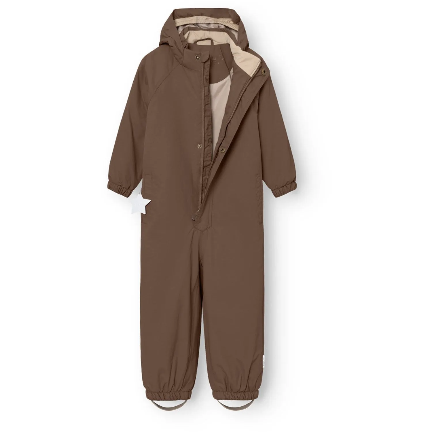 Mini A ture Chestnut Brown Matwilbo Snowsuit. GRS Fashionable printed blouse Editor??s-Pick