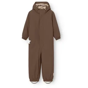 Playful graphic shirt Mini A ture Chestnut Brown Matwilbo Snowsuit. GRS