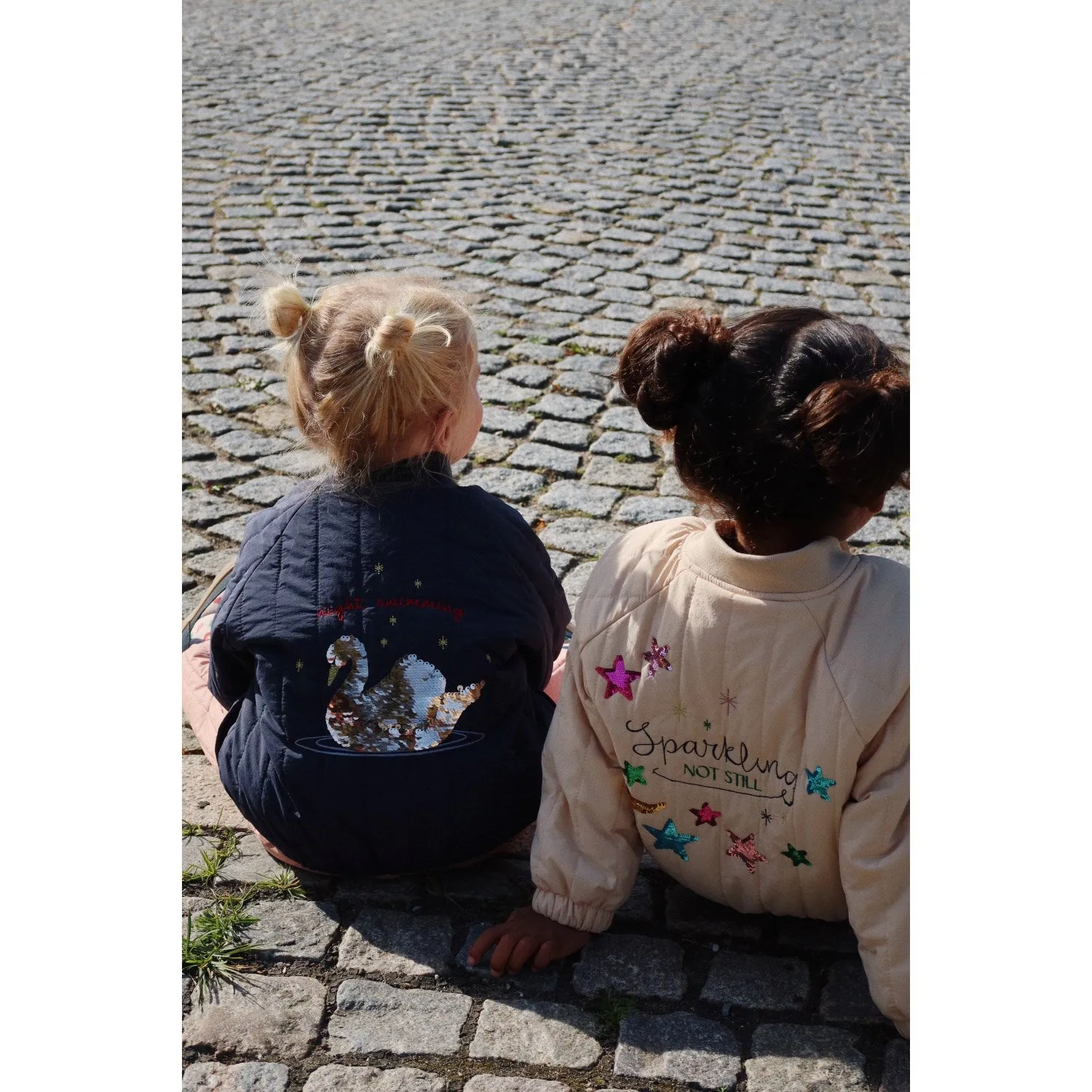 Stylish short-sleeve piece Konges Sl?jd Total Eclipse Juno Sequin Bomber Jacket