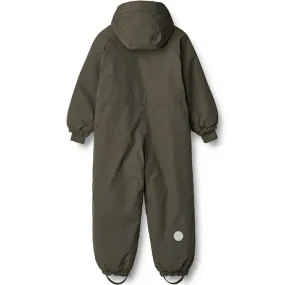 Lace-Trim Relaxed-fit Wheat Snowsuit Miko Tech Dry Black