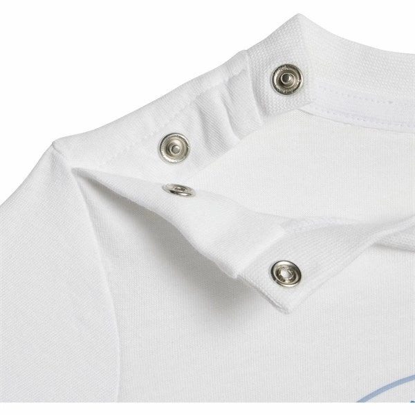 low - rise Home Style adidas Originals White/Night Indigo Shorts Tee Set