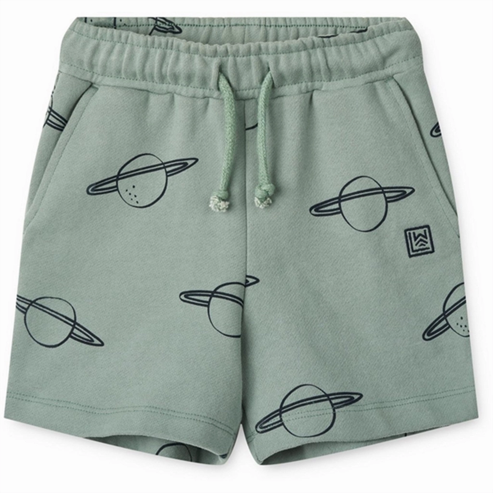 Easy Breezy Liewood Planets/Peppermint Gram Printed Sweat Shorts