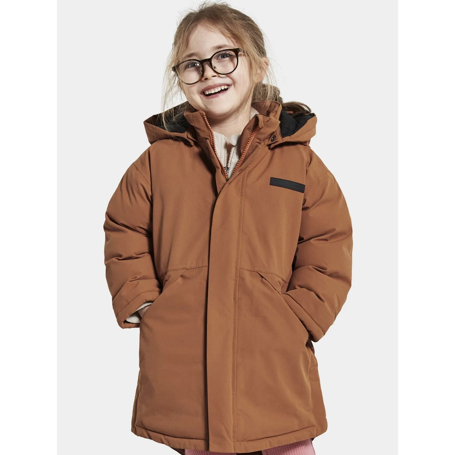 Compliment Didriksons Acorn Brown Timon Kids Parka