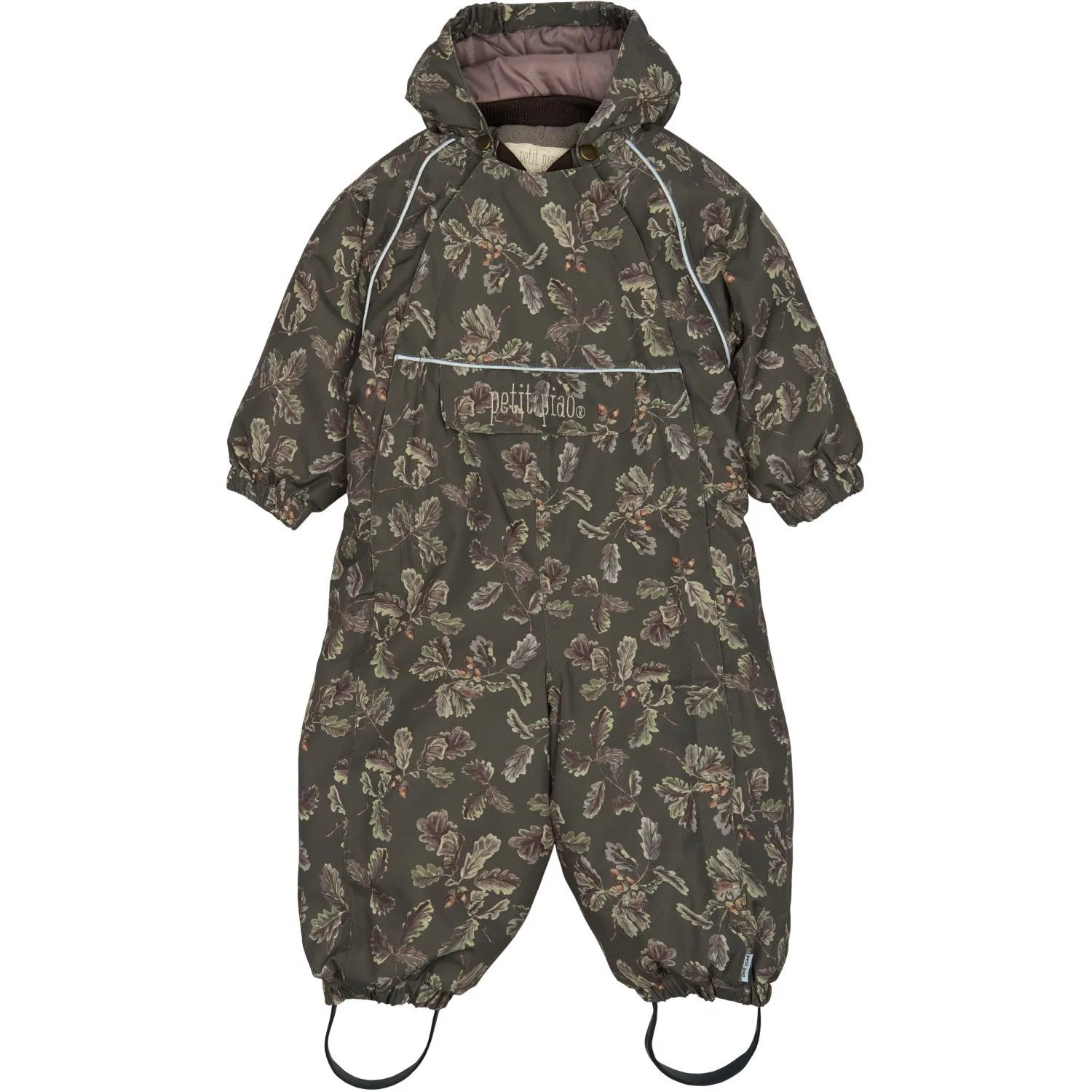 Tonal-Panel Odor-Control Petit Piao Oak AOP PPDard Snowsuit
