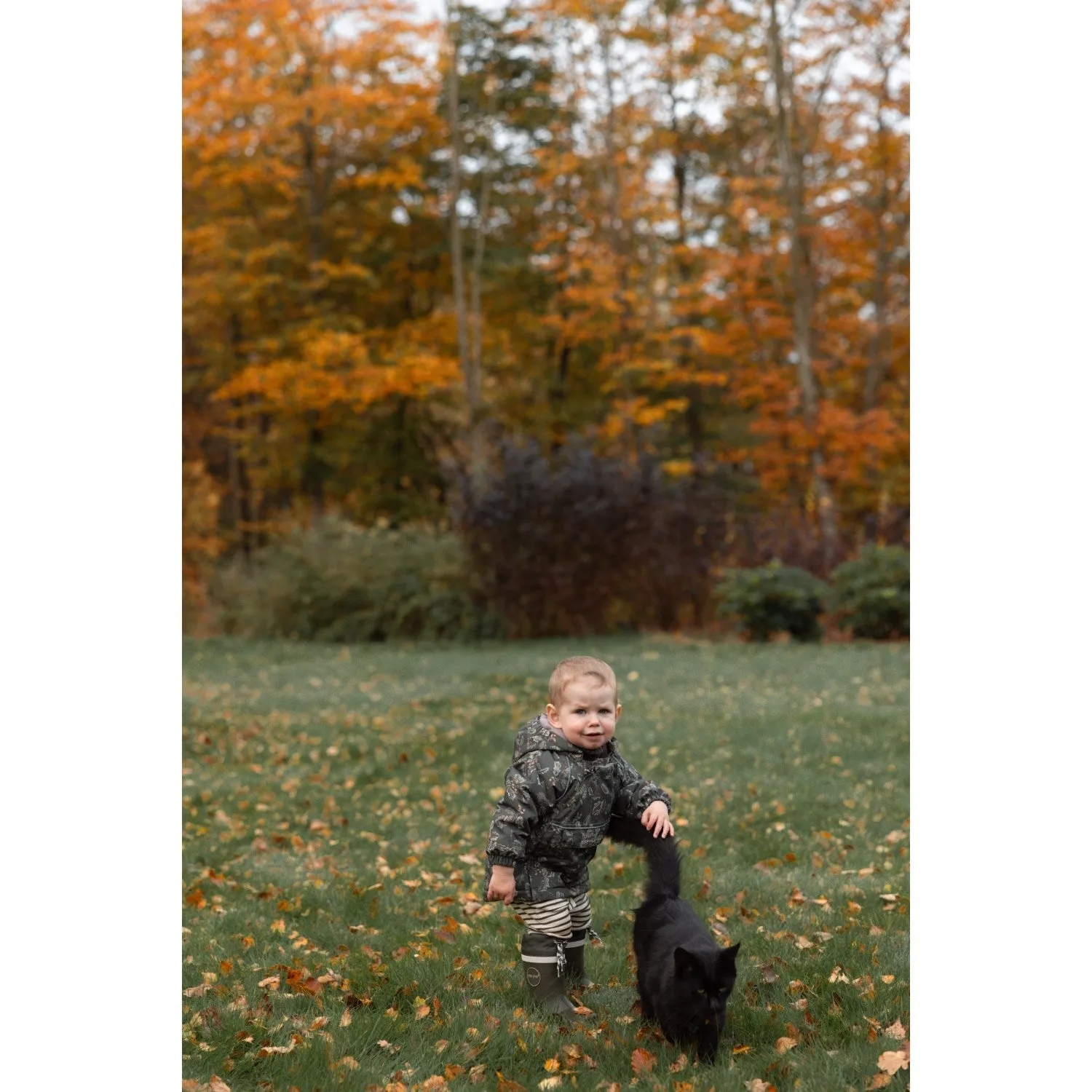 Petit Piao Oak AOP PPDard Winter Jacket Casual Dual Layer Fabric