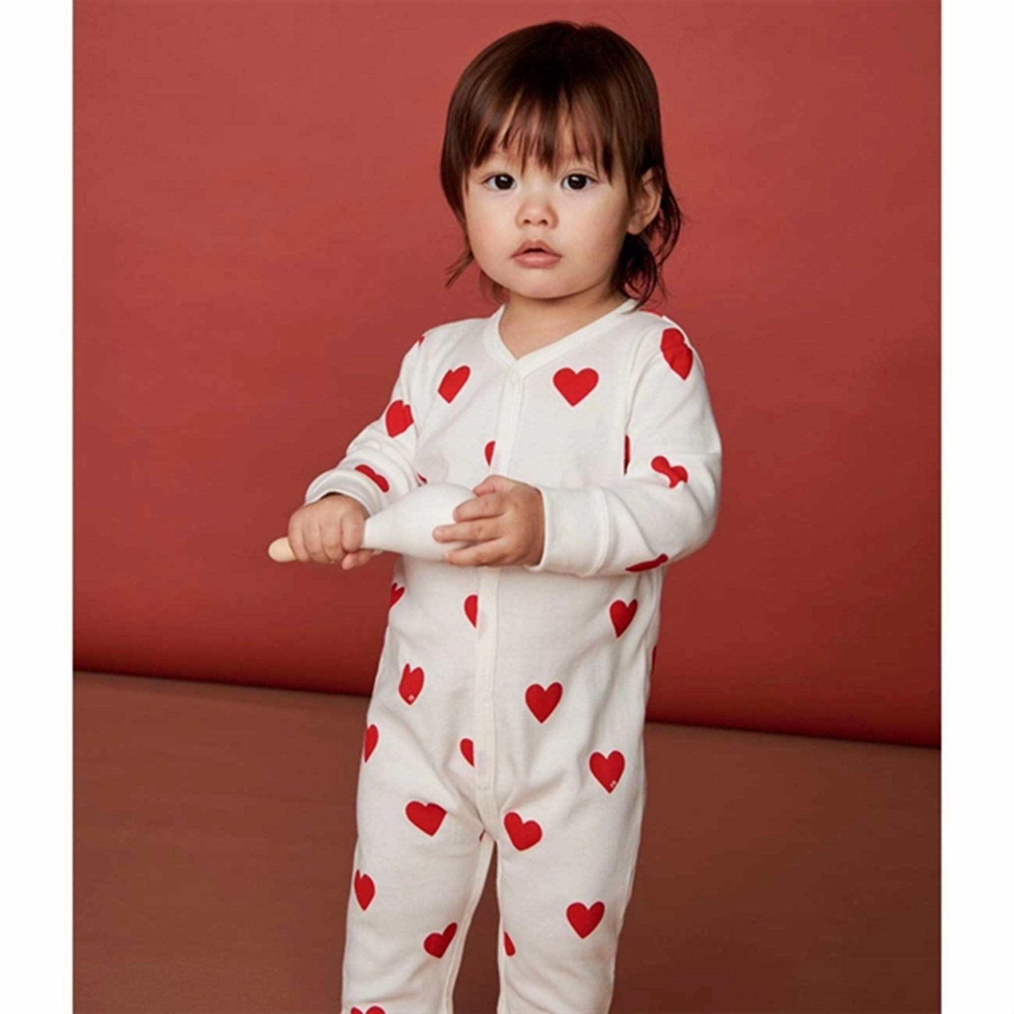 Petit Bateau Body Suit Dors Bien White/Red Clean Fresh Work Urban