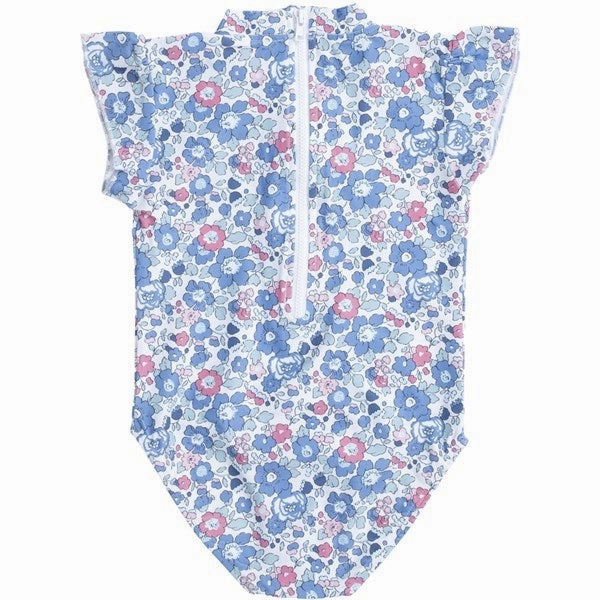 Petit Crabe Betsy B Beaa Swimsuit Liberty? fabric High Durability Elastic Recycled Material