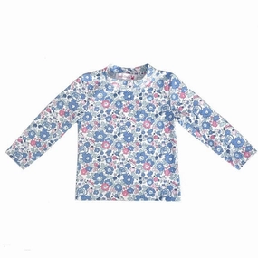 Low Profile Zipper Casual Style Petit Crabe Betsy B Sydney Swim Shirt Liberty? fabric