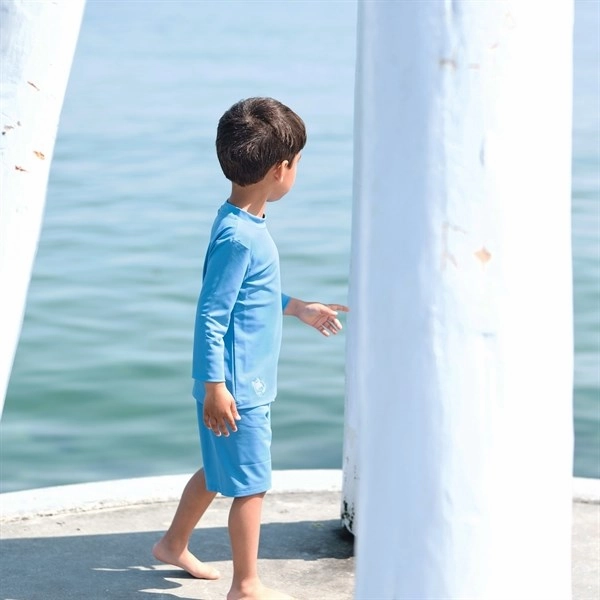 Stylish Prints Flexible Waistband Petit Crabe Cornflower Sydney Swim Shirt