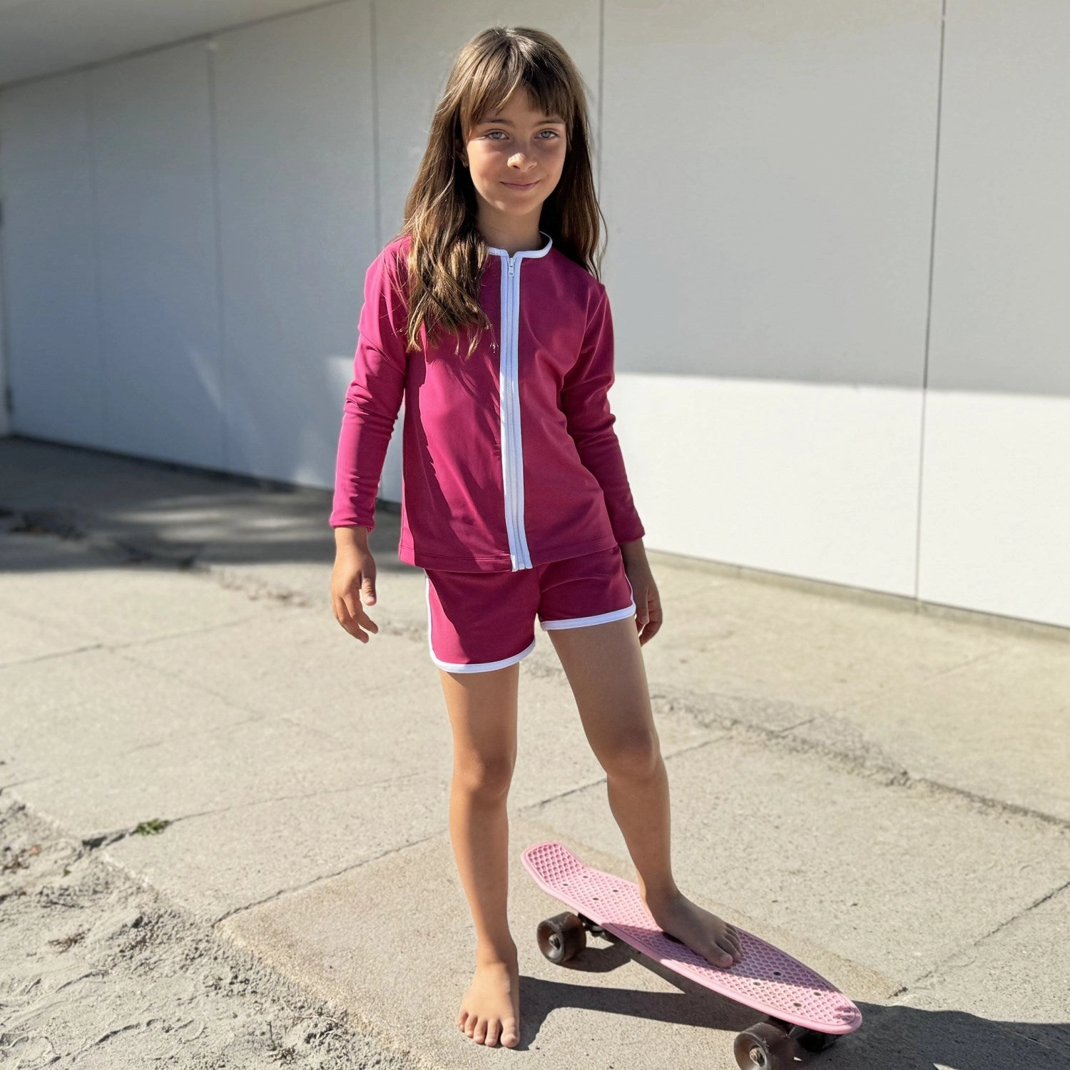 Mesh Ventilation Zones Non Irritating Seams Petit Crabe Mulberry Alexa Swim Shorts