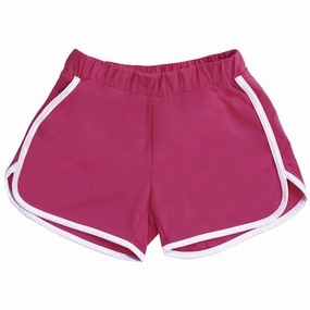 Non Chafing Seams Tropical Outfits Petit Crabe Mulberry Alexa Swim Shorts